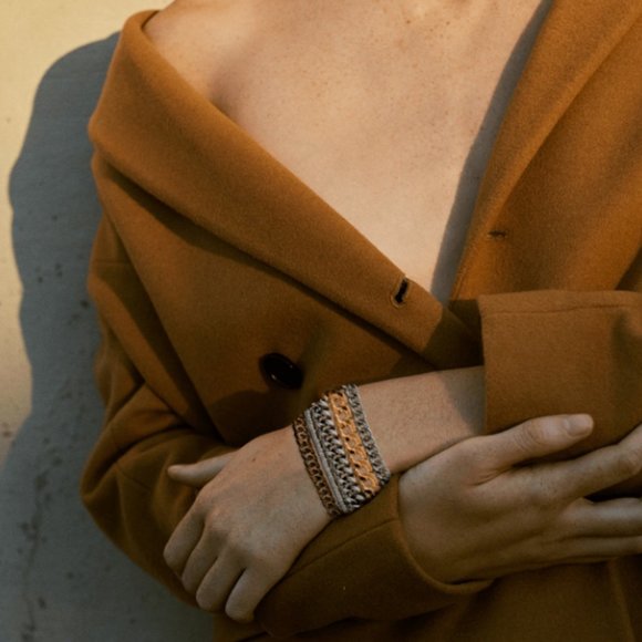 CLEARANCE Jenny Bird Austin Chain Cuff Bracelet - Picture 2 of 7